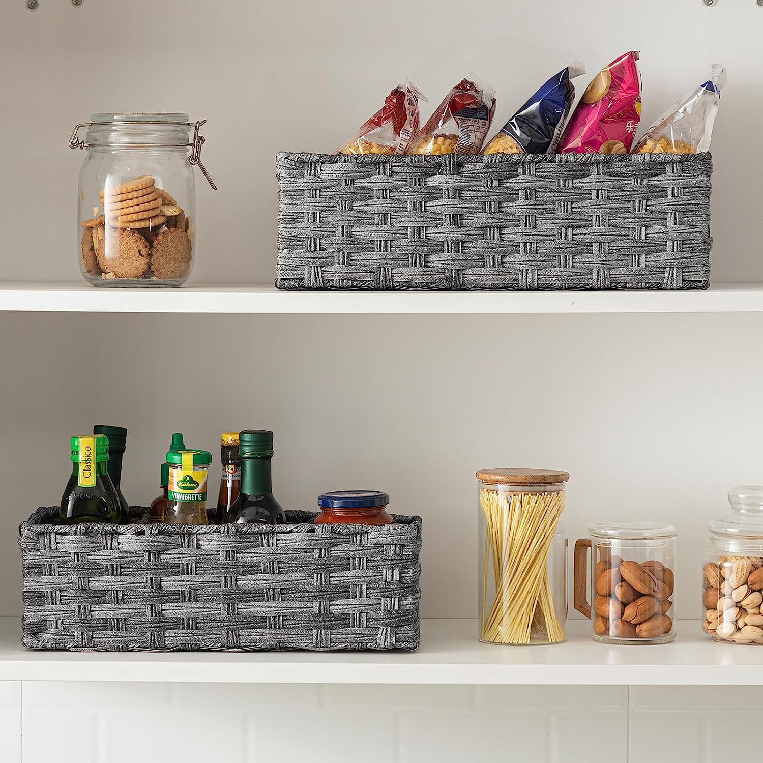 Bathroom Storage Baskets, Storage Baskets for Bathroom Shelves, Large Storage  Baskets –