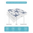 thumbnail image 5 of Navy Blue Beach Starfish Twin XL Size Down Alternative Comforter,Lightweight Comforter Quilt Bedding Set with Pillow Shams Summer Ocean Nautical Coastal All Seasons Bed Comforter Duvet Insert 68"x98", 5 of 7