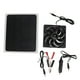 thumbnail image 1 of Ventilador solar USB de 10 W y 12 V, impermeable, para exteriores, camping, electrodomésticos, 1 of 14