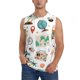 thumbnail image 1 of Fotbe Travel1 Men's Camiseta sin Mangas Estampada para Hombres, Playera Casual para Gimnasio, Entrenamiento, Playa-XX-Large, 1 of 7