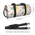thumbnail image 4 of Bingfone Cute Baby Dinosaurs Print Gym Duffle Backpack for Men Women,Travel Weekender Carry-On Bags with Detachable Back Pack Straps for Traveling Overnight Climb Sports, 4 of 8