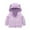 Purple, variant on Otqutp Toddler Kids Fleece Hoodies Coat with Cute Ears 1-4 Years Baby Boys Zipper Jacket Fall Winter Warm Outwear Clothes