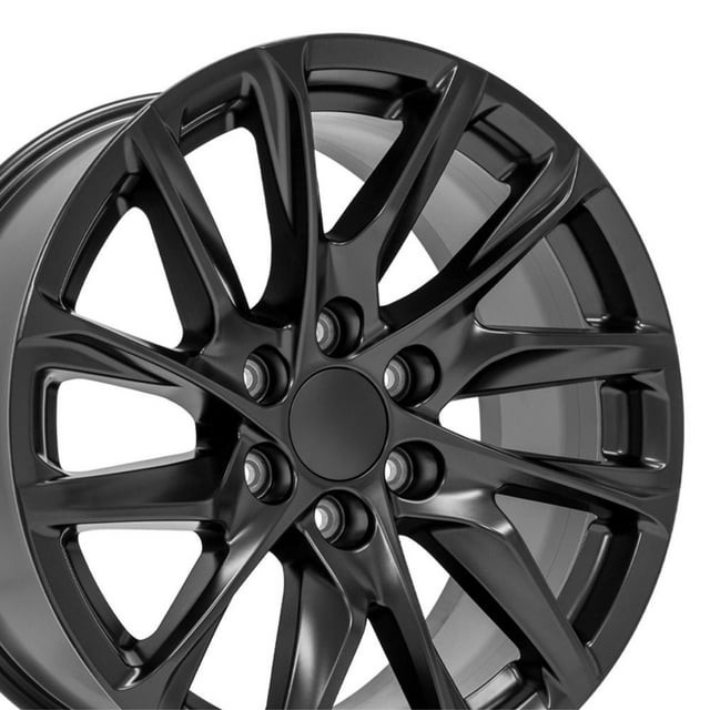 Roue Réplique 20 Pouces Compatible avec Cadillac Escalade - CA90 Satin Noir 20x9