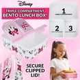 thumbnail image 3 of Set de loncheras Disney Minnie Mouse para niños con botella de agua, color rosa, 3 of 6