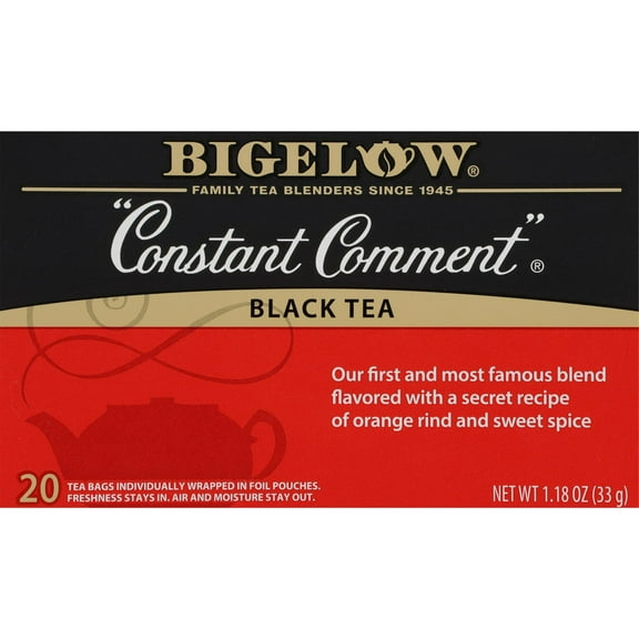 Bigelow Constant Comment, Black Tea Bags, 20 Count (Pack of 2)