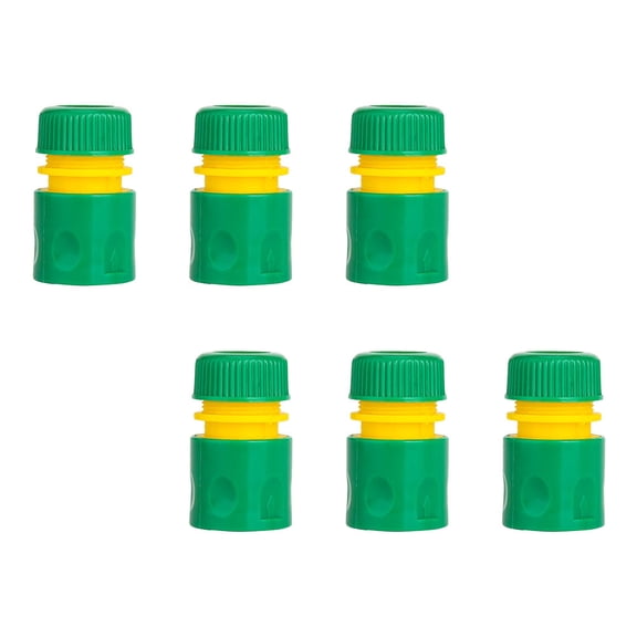 NUOLUX 6Pcs Durable Plastic Hose Connectors Quick Connect Hose Couplings for Washing Machine Use
