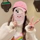 thumbnail image 2 of For iPhone 15 Silicone Case Cute Pig Slipper Design Shockproof Phone Back Cover, 2 of 5