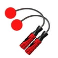 thumbnail image 2 of Jump Rope Cordless Adjustable Weighted Ball Bearing Skipping Ropeless Rope; Ropeless Rope for Workout Fitness, Red Ball, 2 of 9