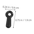thumbnail image 2 of SHOWERORO 100Ud Clips Y Tornillos Para Colgar Cuadros Accesorios De Marco De Hierro Negro Duraderos Y, 2 of 8