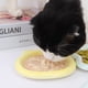 thumbnail image 5 of Cuenco de cerámica para comida para mascotas, platos poco profundos para comida para gatos, cuencos con forma de oso lindo para gatitos, 5 of 5