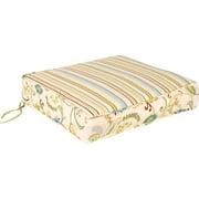 Jordan Manufacturing 43 in. Boxed Edge Outdoor Bench Cushion - Sparks