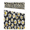 thumbnail image 1 of Juego de ropa de cama ABPHQTO 3 piezas Funda nórdica Margaritas naturales Doble, 1 of 4
