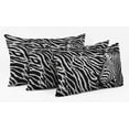 thumbnail image 3 of Vargottam Lumbar Pillow Cover - Decorative Pillow Covers24x12 Inches,PrintedWhite & BlackThemePillowcase, DecorativeLumbarCushionCovers, 3 of 4