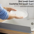 thumbnail image 2 of OIUR Silicone Sink Splash Guard Vegetable Washing Water Splash Protector Universal Multi-purpose Kitchen Countertop Anti-Splash Board, 2 of 7