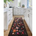 thumbnail image 1 of Alfombra Runner CRYPTOLITE Boho Floral de 60 x 180 cm, lavable y antideslizante, 1 of 7