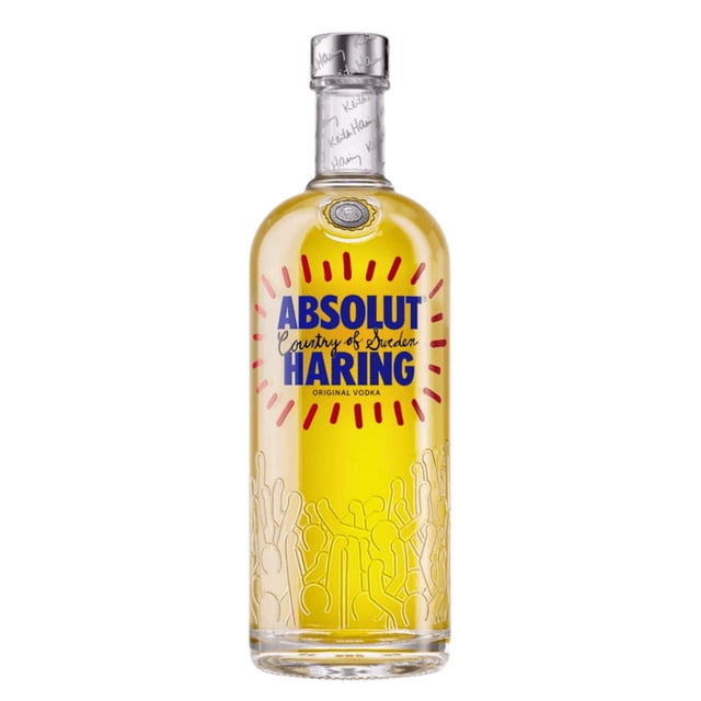 Pack de 2 Vodka Absolut Azul Edición Keith Haring 750 ml