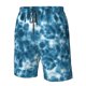 thumbnail image 3 of Fotbe Blue Tie Dye Trajes de Baño Estampados para Hombre, Shorts de Verano de Secado Rápido, Ropa de Playa, Bañadores-X-Large, 3 of 5
