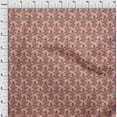 thumbnail image 3 of oneOone Georgette Viscose Fabric Leaves & Floral Block Printed Craft Fabric BTY 42 Inch Wide, 3 of 4
