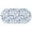 White-13, variant on Oval Waterproof Tablecloth Blue Grey Baroque Reusable Indoor/Outdoor Durable Table Cover 60 Inch X 120 Inch