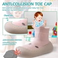 thumbnail image 5 of Baby Sock Shoes Toddler Cartoon Soft Rubber Sole Non Slip Floor Slipper for Boys Girls First Walking, 5 of 8