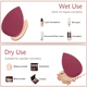 thumbnail image 3 of Juego de esponjas de maquillaje Esponjas de maquillaje Difuminadora Esponja de belleza vegana sin látex Esponja de belleza profesional Difuminadora Huevo de maquillaje Mezclador de base Borla de, 3 of 4