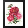 thumbnail image 2 of Besedina, Anastasiia 19x24 Black Modern Framed Museum Art Print Titled - Burgundy Peonies, 2 of 5