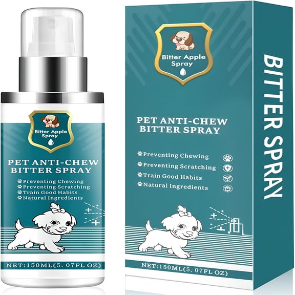 QARUN Enhanced Bitter Apple Spray for Dogs to Stop Chewing And Licking,No Chew Spray for Dogs,Stop Licking Wounds And Hot Spots,Protecting Furniture,Alcohol Free/Non-Toxic