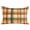 Orange, Sage, Cream, variant on Warm Brown Checked Throw Pillow Cover 16 x 24 Inch Decorative Pillow Cover Fall Farmhouse Buffalo Plaid Lumbar Pillowcase Seasonal Rectangle Cushion Case for Couch Sofa Bed Living Room