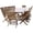 Black, variant on Anderson Teak Valencia Classic 15-Pieces Dining Set