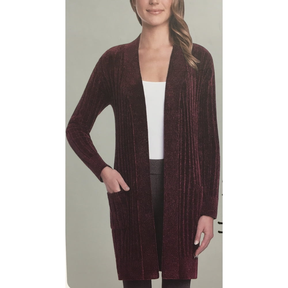chenille duster cardigan