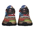 thumbnail image 5 of LeStWe Forget Memorial Day American flag Shoes Sneakers Black Size 4.5, 5 of 7
