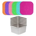 thumbnail image 1 of Juego de 6 recipientes para aderezo de ensalada, plato para mojar, taza para condimentos, cacerola para salsas. 180 ml, 1 of 9