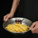 thumbnail image 1 of Stainless Steel Round Pan Pizza Pan Oven Pan Cake Pan Household Cooler Golden Flat Bottom Large Chicken, 1 of 6