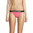 thumbnail image 2 of Calvin Klein Women's Bikini Bottoms Logo Waist Swimsuit Bathin Suit Pink New, 2 of 4
