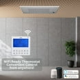 View of Cooper & Hunter 6,000 BTU Ductless Mini Split AC/Heating Unit with Heat ...