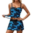 thumbnail image 2 of Swim Suits for Women 2026 Bikini Top With Skirted Bottom Womens Swimsuits Tankini Two Piece Outfit for Beach, 2 of 6