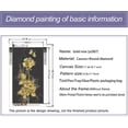 thumbnail image 2 of Otra decoración de pared 30x50cm 5d pintura de diamante kit de flores de plantas rosas para adultos kits de arte de diamante de taladro completo para adultos pintura de flores por kits de números, 2 of 5