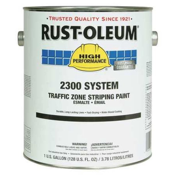 RUSTOLEUM 283907 Traffic Zone Striping Paint, 1 gal., Bike Lane Green