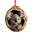 thumbnail image 4 of Animal Christmas Ornaments 2025 Forest Animals Little Animals Acrylic Hanging Decoration Gift for Animal Lovers 5PCS Woodland Christmas Decor, Personalized Ornaments for Christmas Tree, 4 of 9