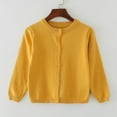 thumbnail image 2 of Sweaters For Teens Girls Uniform Girls' School Uniform Cardigans Sweater Cotton Button Solid Long Sleeve Knit Sweaters, 2 of 4