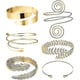 thumbnail image 1 of 6 Pcs Arm Cuffs, Upper Arm With Cuff Bracelets,adjustable Armband Set-XinHan, 1 of 4