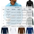 thumbnail image 3 of LODIENY Men's Long Sleeve Golf Shirts Lightweight Moisture Wicking Performance Tops Casual Collared Button Down Workout Basic Tees Blue M, 3 of 9