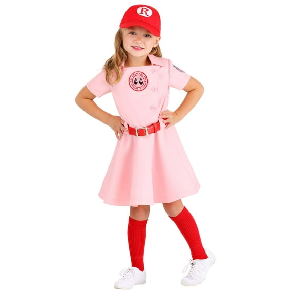 League of Their Own Toddler Girl Dottie Luxury Costume