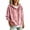 01 Pink, variant on Women's Velvet Hoodie,Long Sleeve Drawstring Pullover Sweatshirt,Loose Fit Casual Fall and Winter Top