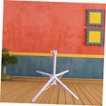 thumbnail image 3 of WHAMVOX Square Foldable Cross Umbrella Stand Iron White 1Pack For Beach Use, 3 of 8
