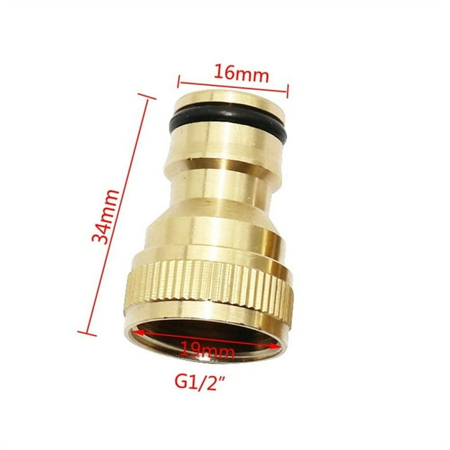 1/2",3/4",1" Thread Brass Quick connector Agriculture tools Garden Watering Adapter Durable Joint Drip Irrigation Fittings 1 Pcs ,Leak-Proof