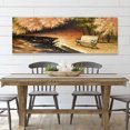 thumbnail image 2 of Park bench by fall - 20"x60" canvas - Print on demand, 2 of 5