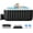 57"L x 57"W x 25"H(Square for 4 Adults), variant on 240 Gallon Inflatable Hot Tub 6 Person Square with Control Panel, Portable Outdoor AirJet Hot Tub Spa with 130 Bubble Jets, Filter, Insulated Tub Cover and Floor Protector, Temperature up to 104°F