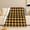 Black Orange Tartan Plaid, variant on Nautical Coastal Throw Blankets Starfish Seashell Coral Flannel Blanket Throw for Adults,Beach Theme Lightweight Soft Cozy Blanket for Couch Sofa Bed Room Decor 50" x 60"