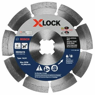 Bosch 6In X Lock Segmented Diamond Blade